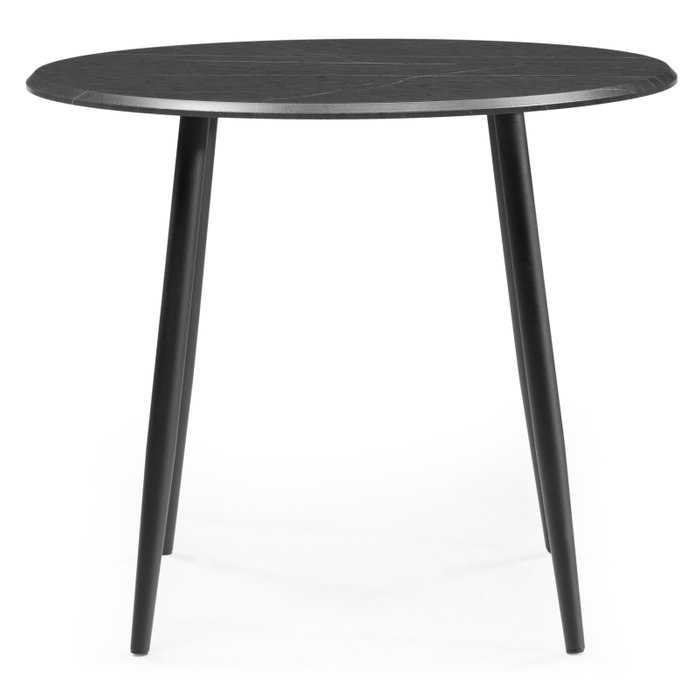 Обеденный стол Абилин черного цвета  - купить Обеденные столы по цене 7550.0