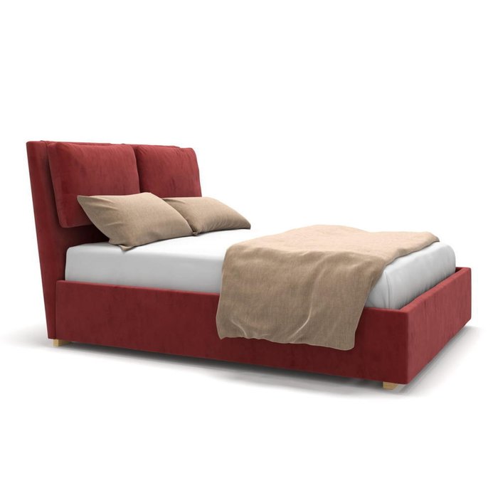 Кровать Parc красная 160х200 - купить Кровати для спальни по цене 52900.0