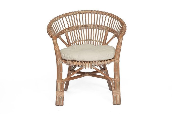 Кресло Koln бежевого цвета с подушкой - купить Садовые кресла по цене 17170.0