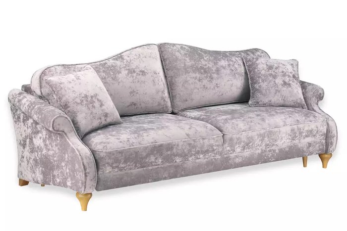 Прямой диван-кровать Бьюти Премиум розового цвета - купить Прямые диваны по цене 118090.0