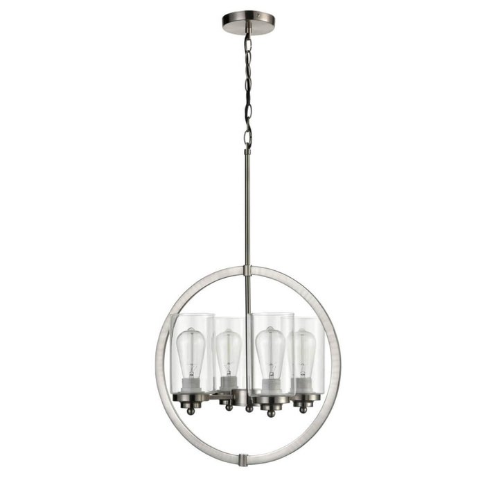Подвесной светильник Chiedo серебряного цвета - купить Подвесные люстры по цене 13350.0