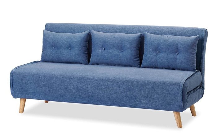 Диван-кровать Jillian синего цвета - лучшие Прямые диваны в INMYROOM