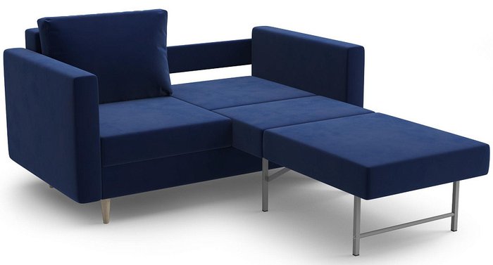 Диван-кровать Брайн 160 темно-синего цвета - лучшие Прямые диваны в INMYROOM Диван-кровать Брайн 160 темно-синего цвета - лучшие Прямые диваны в INMYROOM