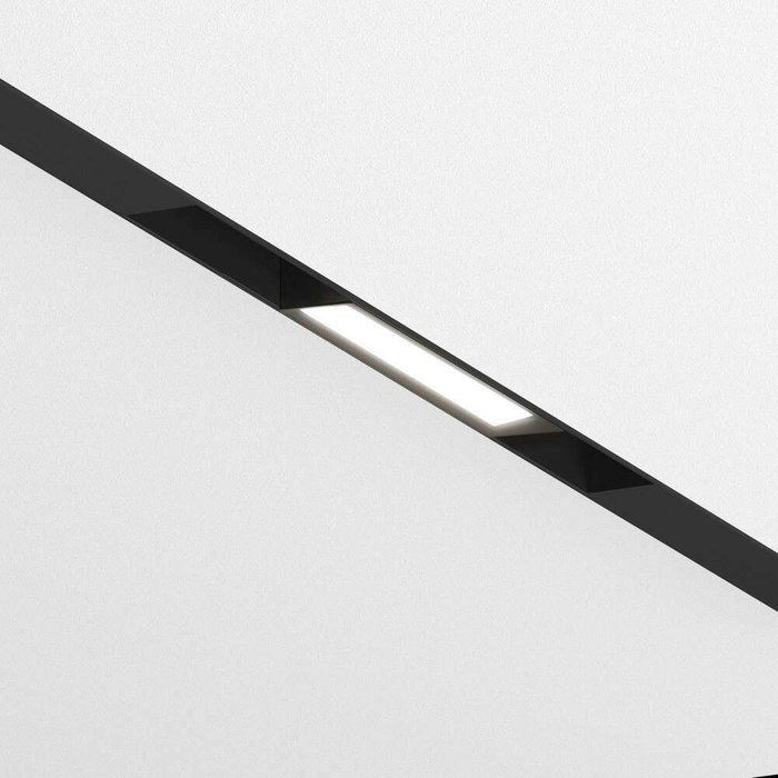 Трековый светильник Slim Magnetic WL01 черного цвета - лучшие Трековые светильники в INMYROOM
