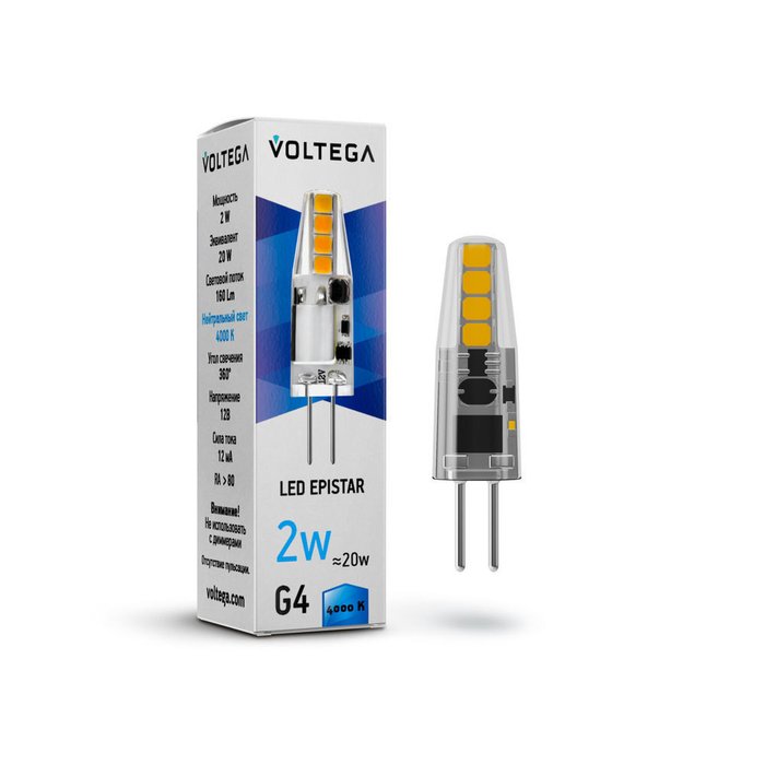 Лампочка Voltega 7143 капсульной формы - купить Лампочки по цене 195.0