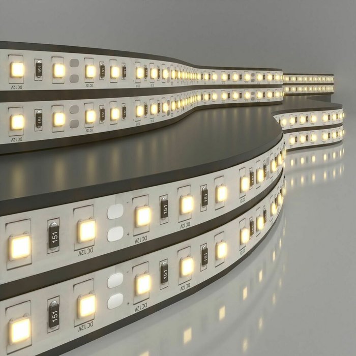 Светодиодная лента 12В 14.4Вт/м 60 Led/м 3300К IP20
