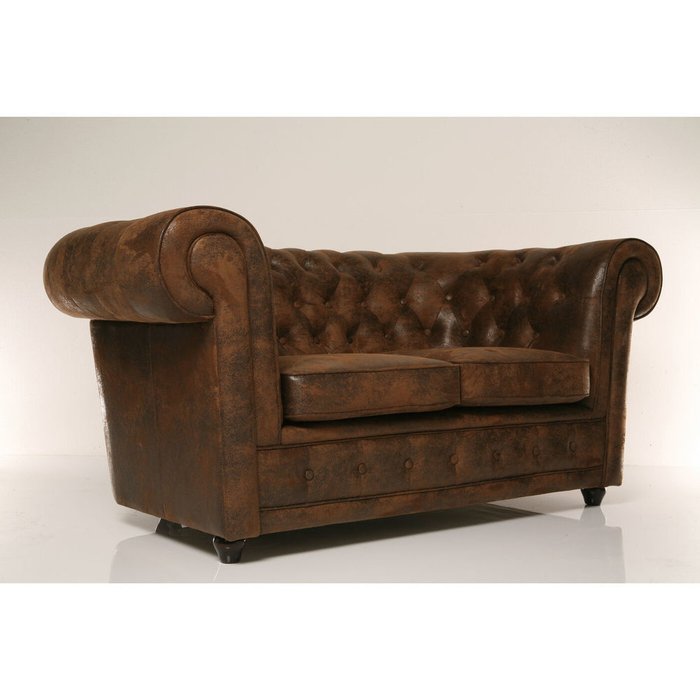 Диван Oxford темно-коричневого цвета - лучшие Прямые диваны в INMYROOM