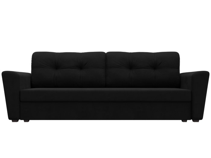 Диван-кровать Амстердам Лайт черного цвета - купить Прямые диваны по цене 44990 Диван-кровать Амстердам Лайт черного цвета - купить Прямые диваны по цене 44990