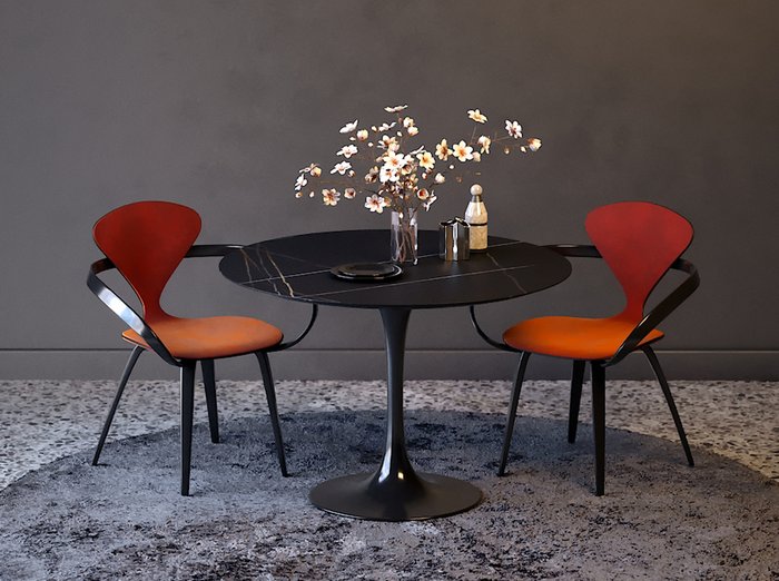 Обеденный стул Apriori N коричневого цвета - купить Обеденные стулья по цене 24460.0