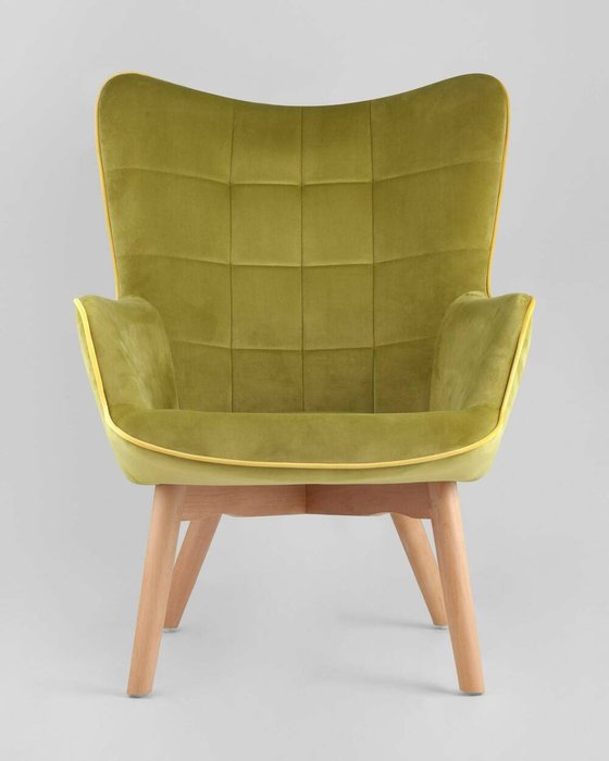 Кресло Манго оливкового цвета - лучшие Интерьерные кресла в INMYROOM