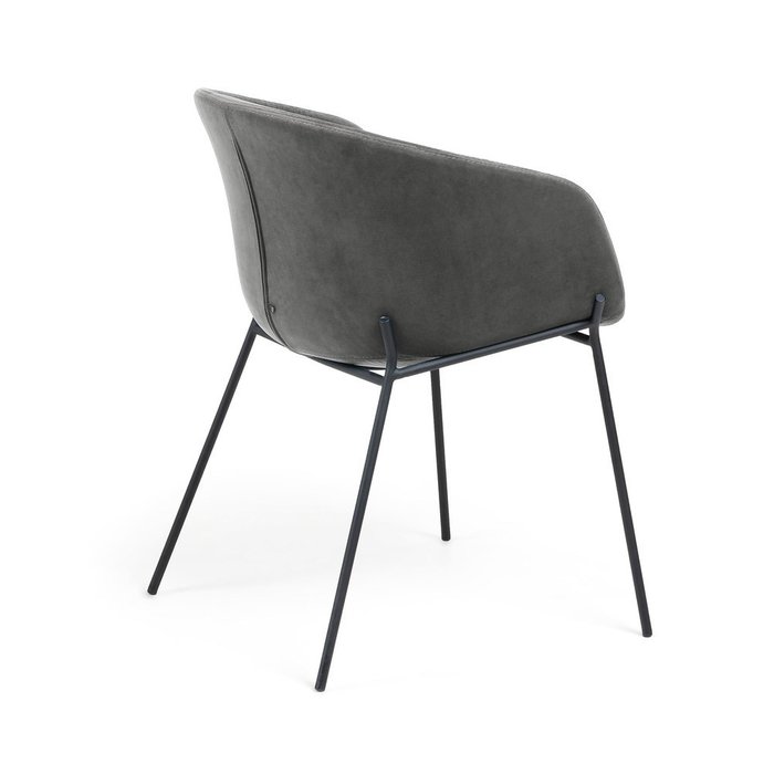 Стул Zadine серого цвета - лучшие Обеденные стулья в INMYROOM