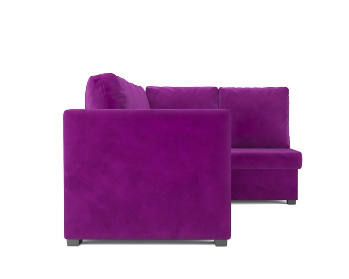 Угловой диван-кровать Мансберг фиолетового цвета - лучшие Угловые диваны в INMYROOM
