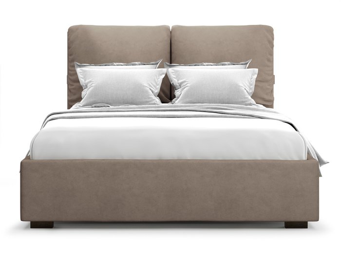 Кровать Trazimeno 140х200 коричневого цвета с подъемным механизмом - купить Кровати для спальни по цене 39000.0
