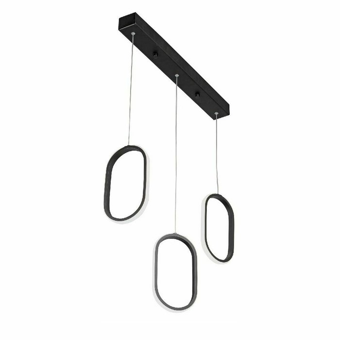 Подвесной светильник V3049-1/3S (металл, цвет черный) - купить Подвесные светильники по цене 10200.0