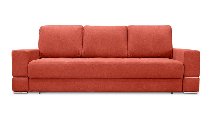 Диван-кровать Матео красного цвета - лучшие Прямые диваны в INMYROOM