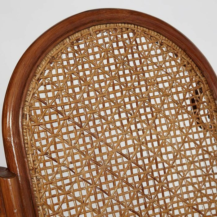 Кресло-качалка Milano Cognac темно-коричневого цвета - купить Садовые кресла по цене 23760.0