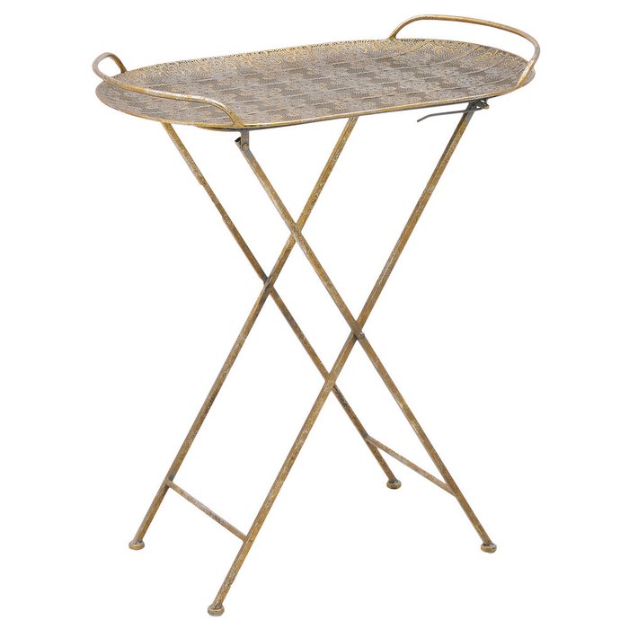 Сервировочный стол золотого цвета - купить Сервировочные столики по цене 11760.0