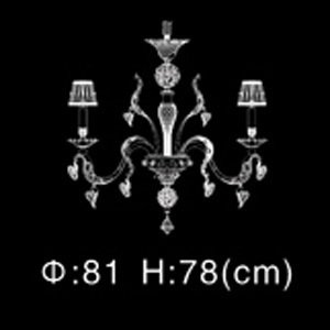 Подвесная люстра Illuminati Anzora с подвесками из муранского стекла Illuminati Anzora  - купить Подвесные люстры по цене 321750.0