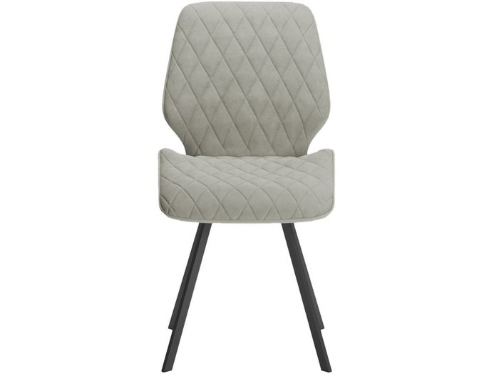 Комплект из двух стульев Ромео серого цвета - лучшие Обеденные стулья в INMYROOM
