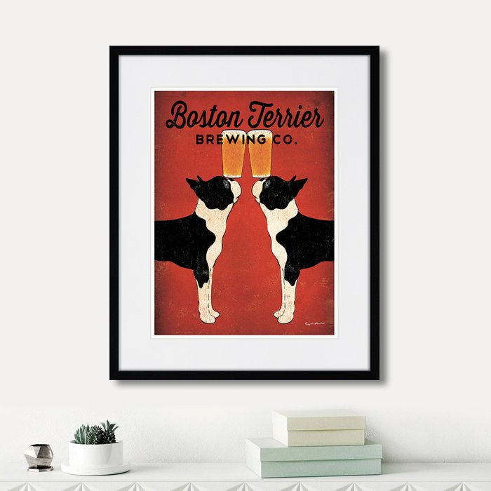Репродукция картины Boston Terrier Brewing Co Репродукция картины Boston Terrier Brewing Co