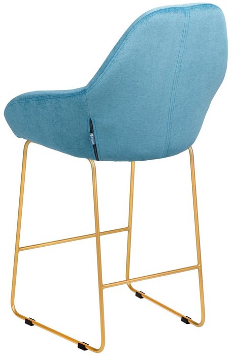 Стул полубарный Kent голубого цвета - лучшие Барные стулья в INMYROOM