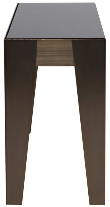 Стол журнальный "Hermes" Black Glass из металла и стекла  - лучшие Журнальные столики в INMYROOM