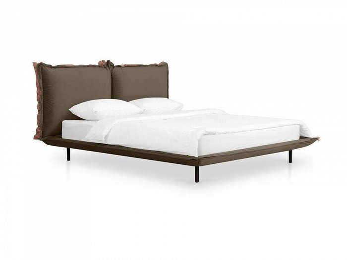 Кровать Barcelona 160х200 коричневого цвета