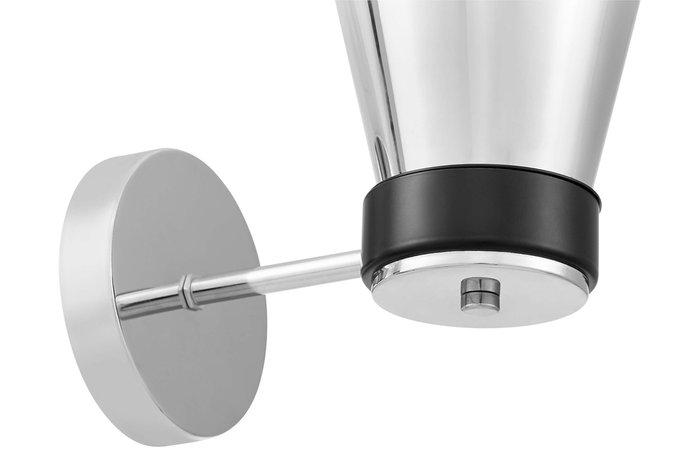 Бра Lumina Deco Fabro LDW 7013-1 CHR+PR - лучшие Бра и настенные светильники в INMYROOM