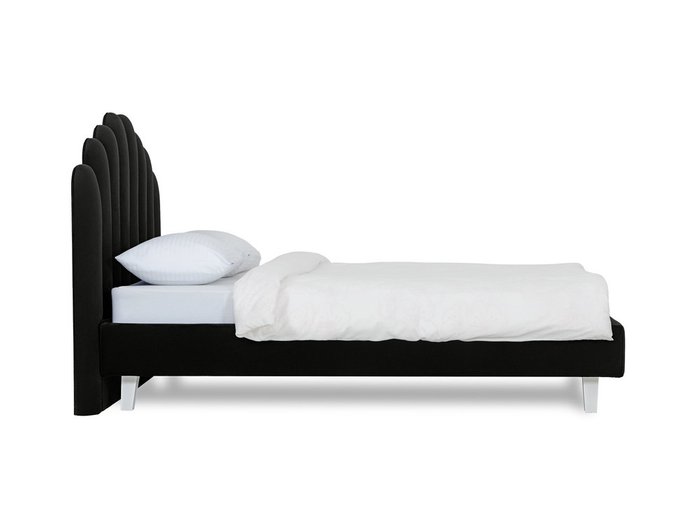 Кровать Queen Sharlotta L 160х200 черного цвета  - лучшие Кровати для спальни в INMYROOM