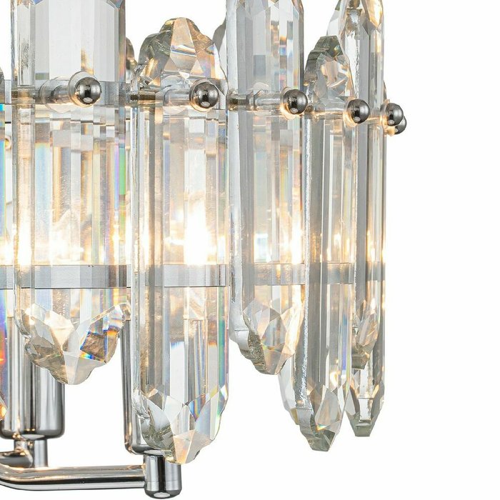 Подвесная люстра Tiara 2111/6S Chrome (стекло, цвет прозрачный) - лучшие Подвесные люстры в INMYROOM Подвесная люстра Tiara 2111/6S Chrome (стекло, цвет прозрачный) - лучшие Подвесные люстры в INMYROOM