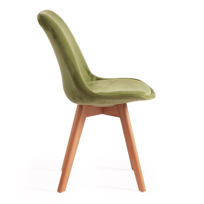 Набор из четырех стульев Tulip зеленого цвета - купить Обеденные стулья по цене 19560.0