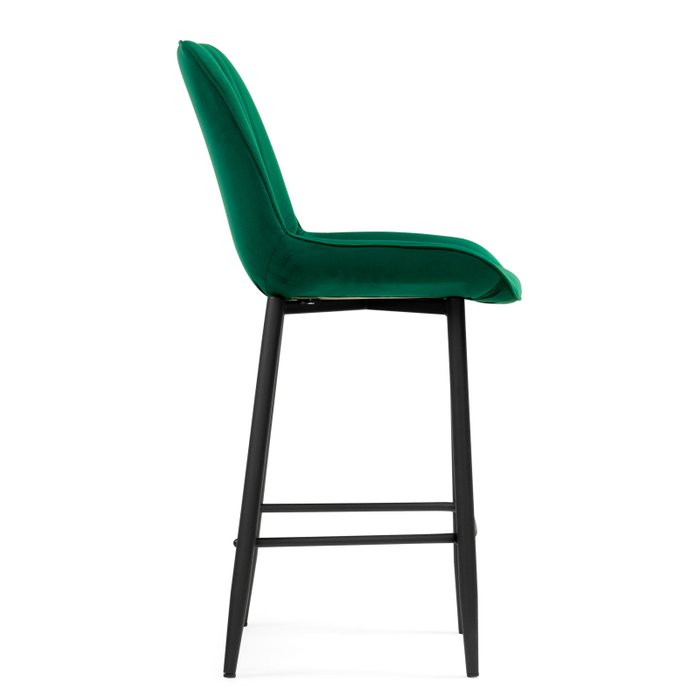 Стул полубарный Седа зеленого цвета - лучшие Барные стулья в INMYROOM