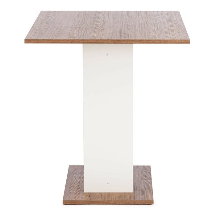 Стол обеденный Tibi бело-коричневого цвета - купить Обеденные столы по цене 4780.0