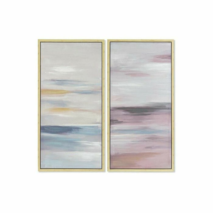 Картина 50 x 4 x 100 cm Абстракция современный (2 штук)
