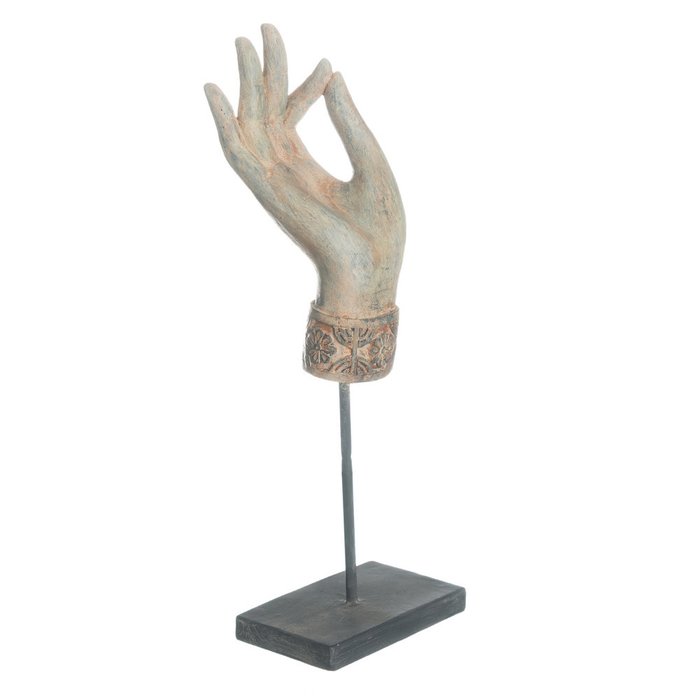 Декор настольный Рука серого цвета - лучшие Фигуры и статуэтки в INMYROOM