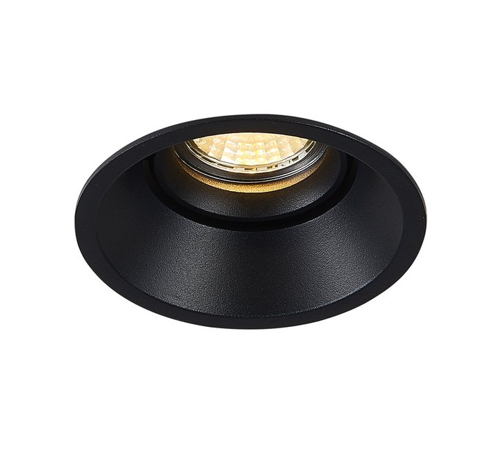 Встроенный поворотный светильник Reni черного цвета