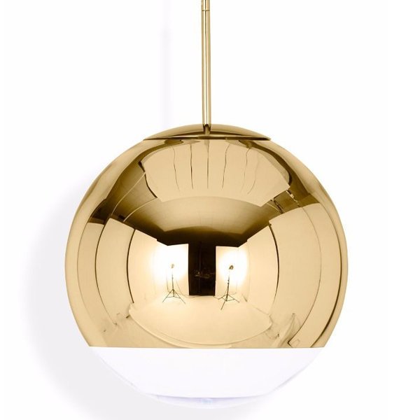 Подвесной светильник Mirror Ball D40 золотого цвета 