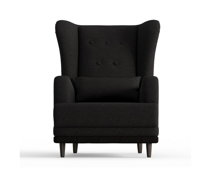 Кресло Лорд черного цвета - купить Интерьерные кресла по цене 13290.0
