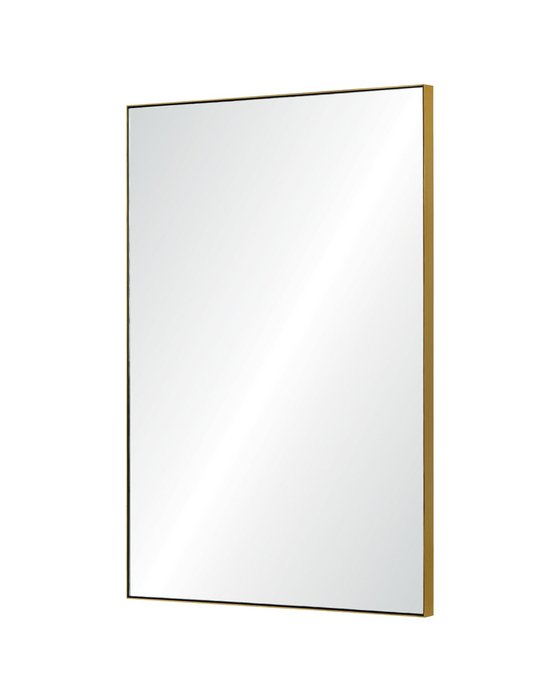 Настенное зеркало Ноулз 75х100 золотого цвета