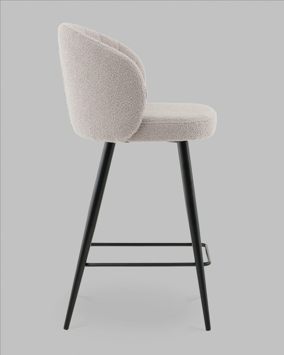 Барный стул Ханнингем светло-серого цвета - лучшие Барные стулья в INMYROOM