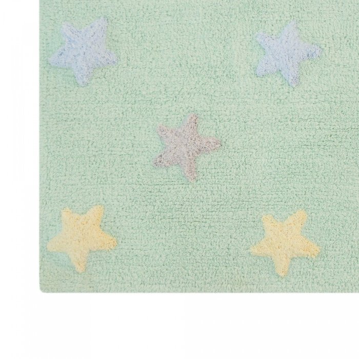 Ковер Stars 120х160 мятного цвета - купить Ковры для детской по цене 16128.0