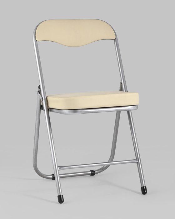 Стул складной Джон бежевого цвета  - купить Обеденные стулья по цене 4290.0