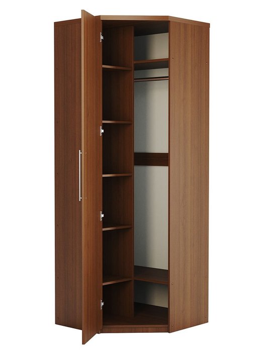 Угловой шкаф Мелодия МУ-12 95 цвета орех - купить Шкафы распашные по цене 39990