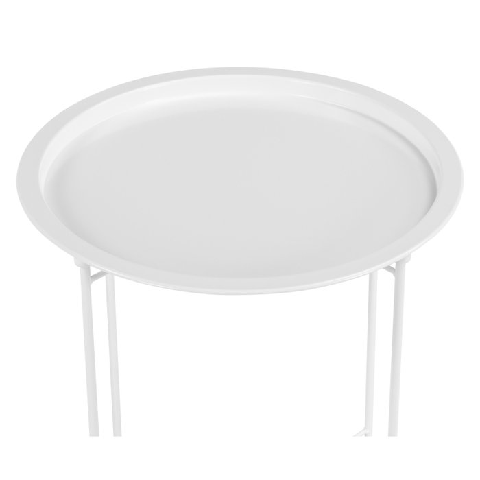 Сервировочный стол Tray белого цвета - лучшие Сервировочные столики в INMYROOM