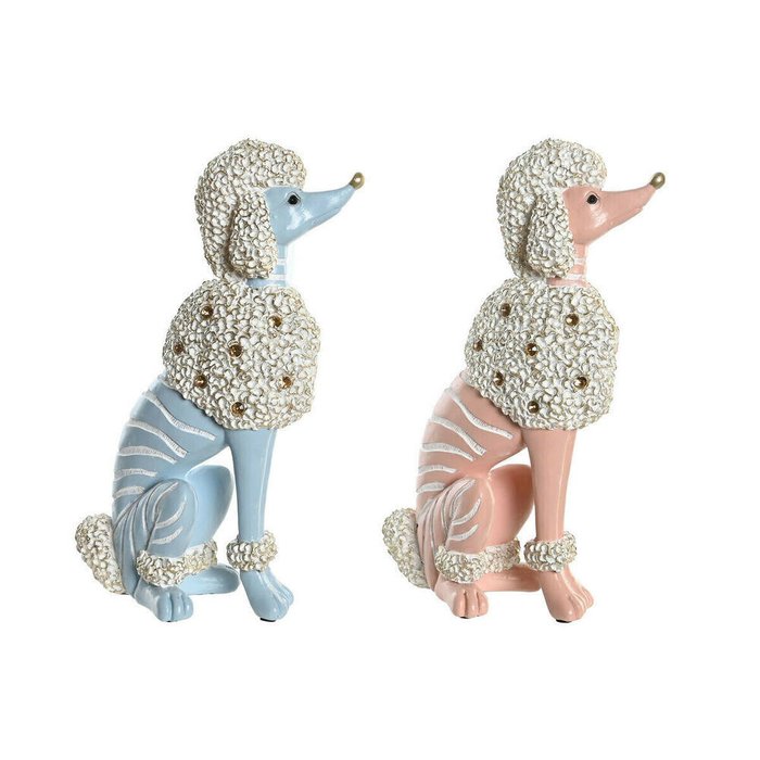 Декоративная фигура 18 x 10 x 30,5 cm Scandi Синий Розовый (2 штук)