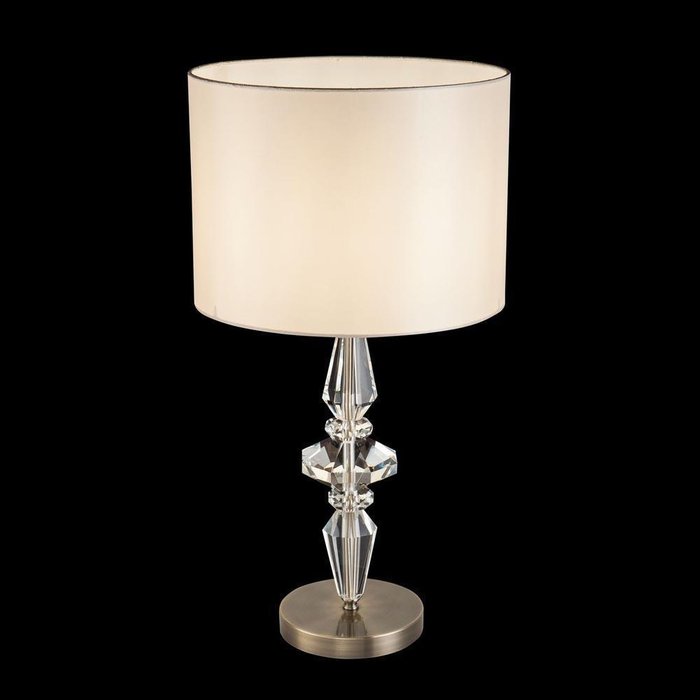 Настольная лампа Monte Carlo с абажуром кремового цвета - купить Настольные лампы по цене 10900.0