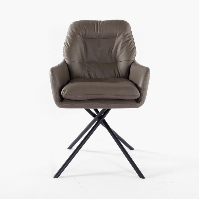 Стул Бристоль серо-коричневого цвета - купить Офисные кресла по цене 21500.0