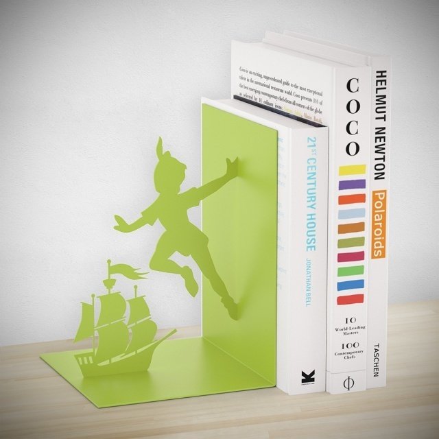 Держатель для книг Flying Boy зеленого цвета - лучшие Фигуры и статуэтки в INMYROOM