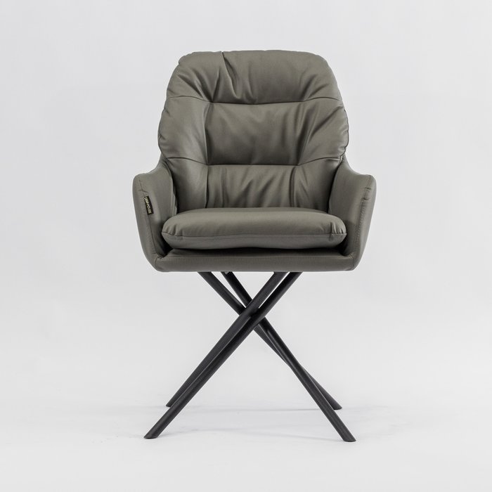 Стул офисный Бристоль зелено-серого цвета - купить Офисные кресла по цене 19500.0