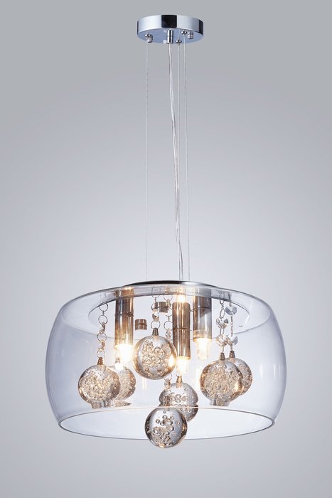 Подвесной светильник Fabina с прозрачным абажуром - лучшие Подвесные люстры в INMYROOM